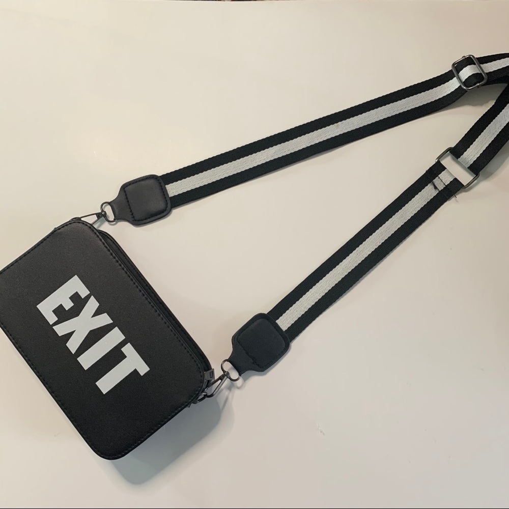 Exit crossbody bag